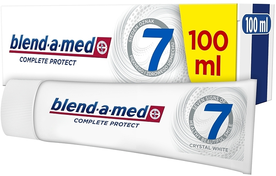 Зубна паста  - Blend-a-med Complete Protect 7 Crystal White Toothpaste — фото N9