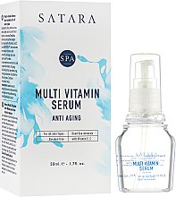 Парфумерія, косметика Мультивітамінна сироватка для обличчя - Satara Dead Sea Multi Vitamin Serum