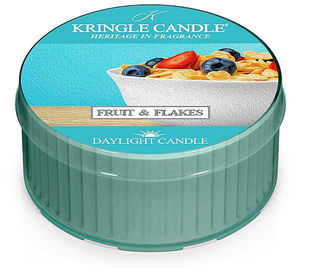 Чайна свічка - Kringle Candle Fruit & Flakes DayLight Candle — фото N1