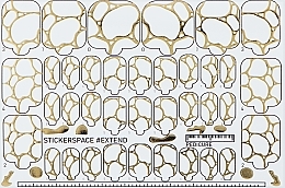 Духи, Парфюмерия, косметика Дизайнерские наклейки для педикюра "Extend" - StickersSpace