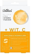 Гидрогелевые патчи под глаза с витамином С - L'biotica PGA Hydro Fusion — фото N1