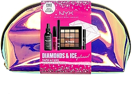 Духи, Парфюмерия, косметика Набор - NYX Professional Eye Giftset (eye/base/8g + eye/palette/13.28g + mascara/10ml + eye/liner/3ml + f/spray/60ml + bag)