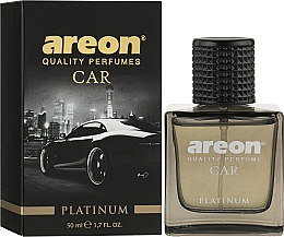 Парфумерія, косметика Ароматизатор для авто - Areon Luxury Car Perfume Long Lasting Platinum