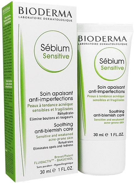 УЦЕНКА Успокаивающее средство для проблемной кожи - Bioderma Sebium Sensitive * — фото N1