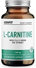 Парфумерія, косметика Харчова добавка для зниження ваги - Iconfit L-Carnitine With CLA & Green Tea Extract 1200mg