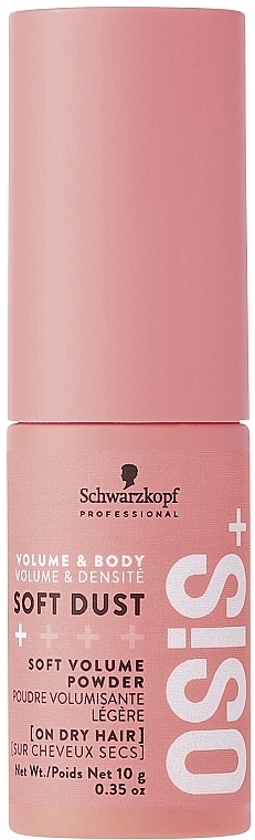 Сухая пудра для объема волос - Schwarzkopf Professional OSiS+ Soft Dust
