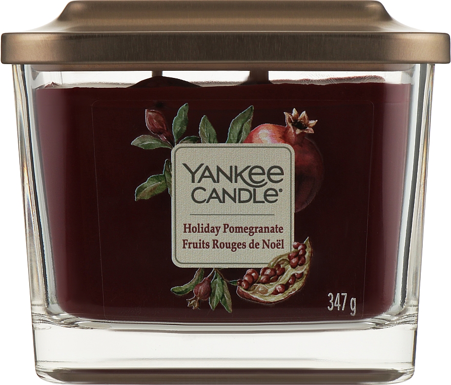 Ароматическая свеча - Yankee Candle Elevation Holiday Pomegranate — фото N1