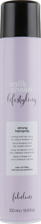 Лак для волосся сильної фіксації - Milk Shake Lifestyling Hairspray Strong — фото N1