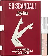 Jean Paul Gaultier So Scandal - Парфюмированная вода (пробник) — фото N1