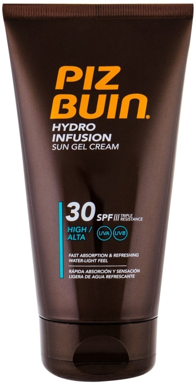 Солнцезащитный крем-гель для тела - Piz Buin Hydro Infusion Sun Gel Cream SPF30 — фото N1