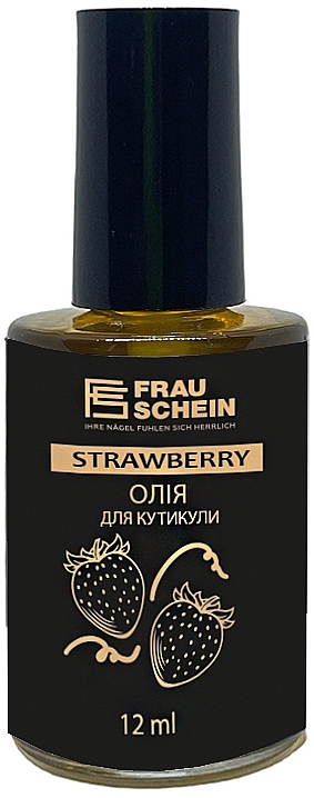 Масло для кутикулы "Клубника" - Frau Schein Cuticle Oil Strawberry — фото N1