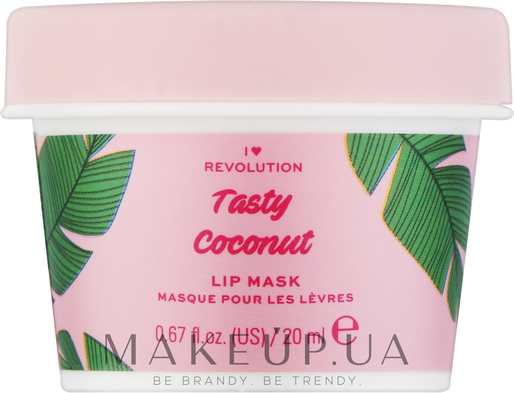 Маска для губ - I Heart Revolution Tasty Coconut Lip Mask — фото 20ml