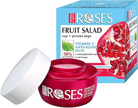 Интенсивный гель-крем против морщин - Nature Of Agiva Roses Fruit Salad Vitamin С Anti-Aging Jelly Cream — фото N1
