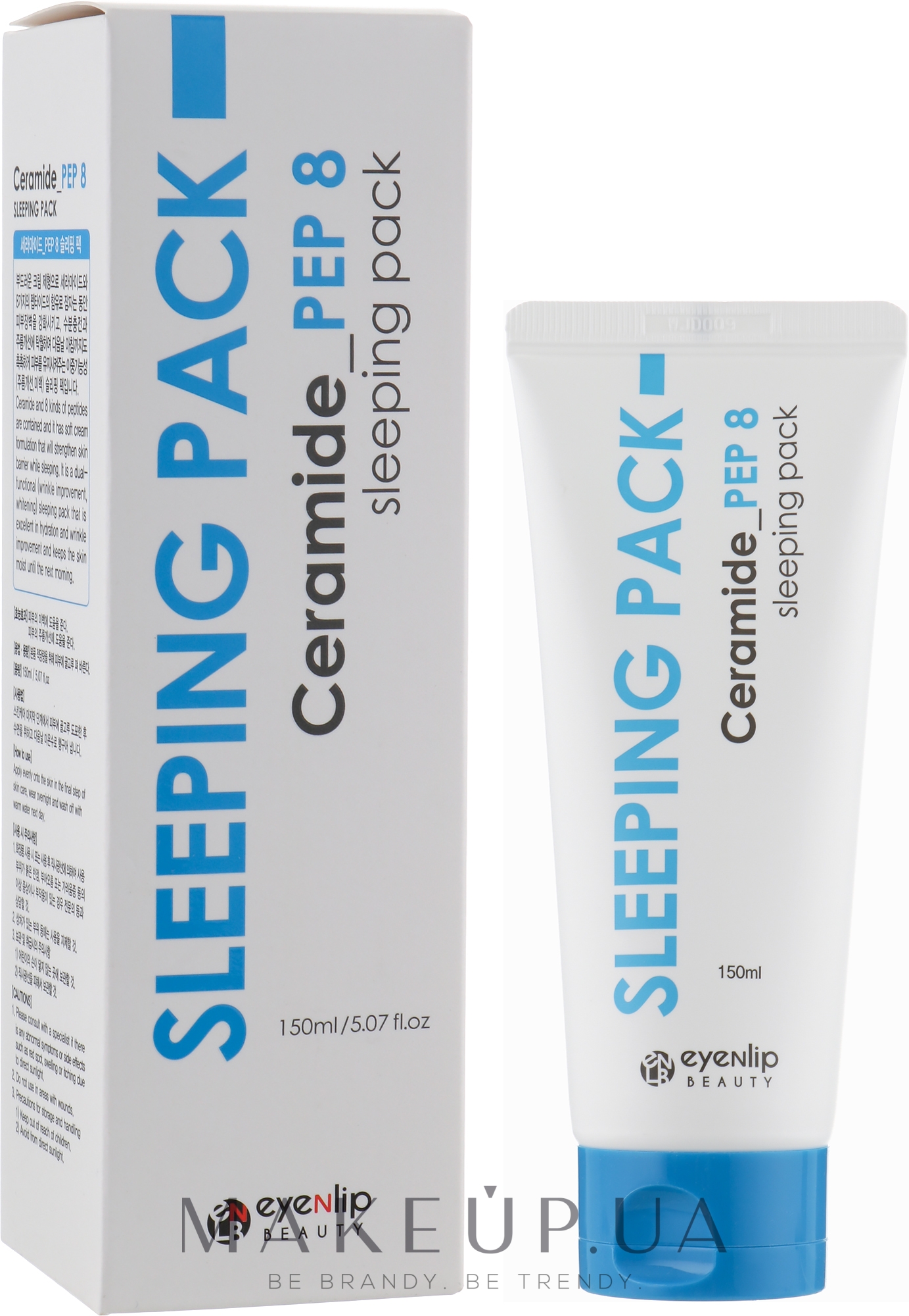 Ночная маска с керамидами и пептидами - Eyenlip Sleeping Pack Ceramide PEP 8 — фото 150ml