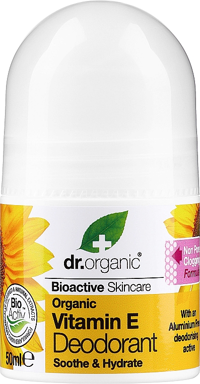 Дезодорант "Витамин Е" - Dr. Organic Bioactive Skincare Vitamin E Deodorant — фото N1