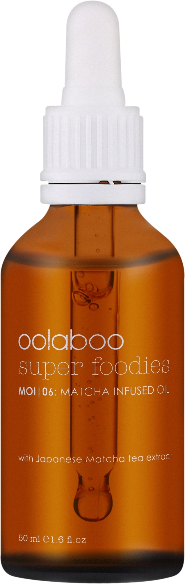 Питательное масло для волос на основе матчи - Oolaboo Super Foodies Matcha Infused Oil — фото 50ml