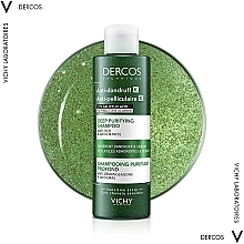 Шампунь-скраб для глубокого очищения кожи головы и волос против устойчивой перхоти и избытка себума - Vichy Dercos Anti-Dandruff Deep Purifying Shampoo — фото N6