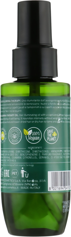 Олія для волосся "Ілюмінуюча з канабісом" - Oyster Cosmetics Cannabis Green Lab Oil Illumina-Therapy — фото N2
