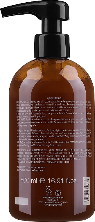 Гель для глибокого зволоження шкіри голови - Philip Martin's Aloe Pure Gel — фото N4