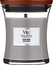 Ароматична свічка у склянці - WoodWick Hourglass Candle Wood Smoke — фото N2