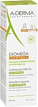 Пом'якшувальний крем для тіла - A-Derma Exomega Control Emollient Cream Anti-Scratching — фото N3