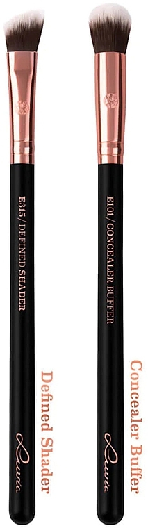 Набор кистей для макияжа, 14 шт - Luvia Cosmetics Black Diamond Essential Brushes Set — фото N5