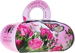 Мыло "Летняя роза" - The English Soap Company Summer Rose Gift Soap — фото N1
