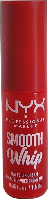 ПОДАРОК! Жидкая матовая помада-крем - NYX Professional Makeup Smooth Whip (мини) — фото N1