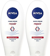 Духи, Парфюмерия, косметика Набор - NIVEA Repair Care Hand Cream (hand/cr/2x100ml)