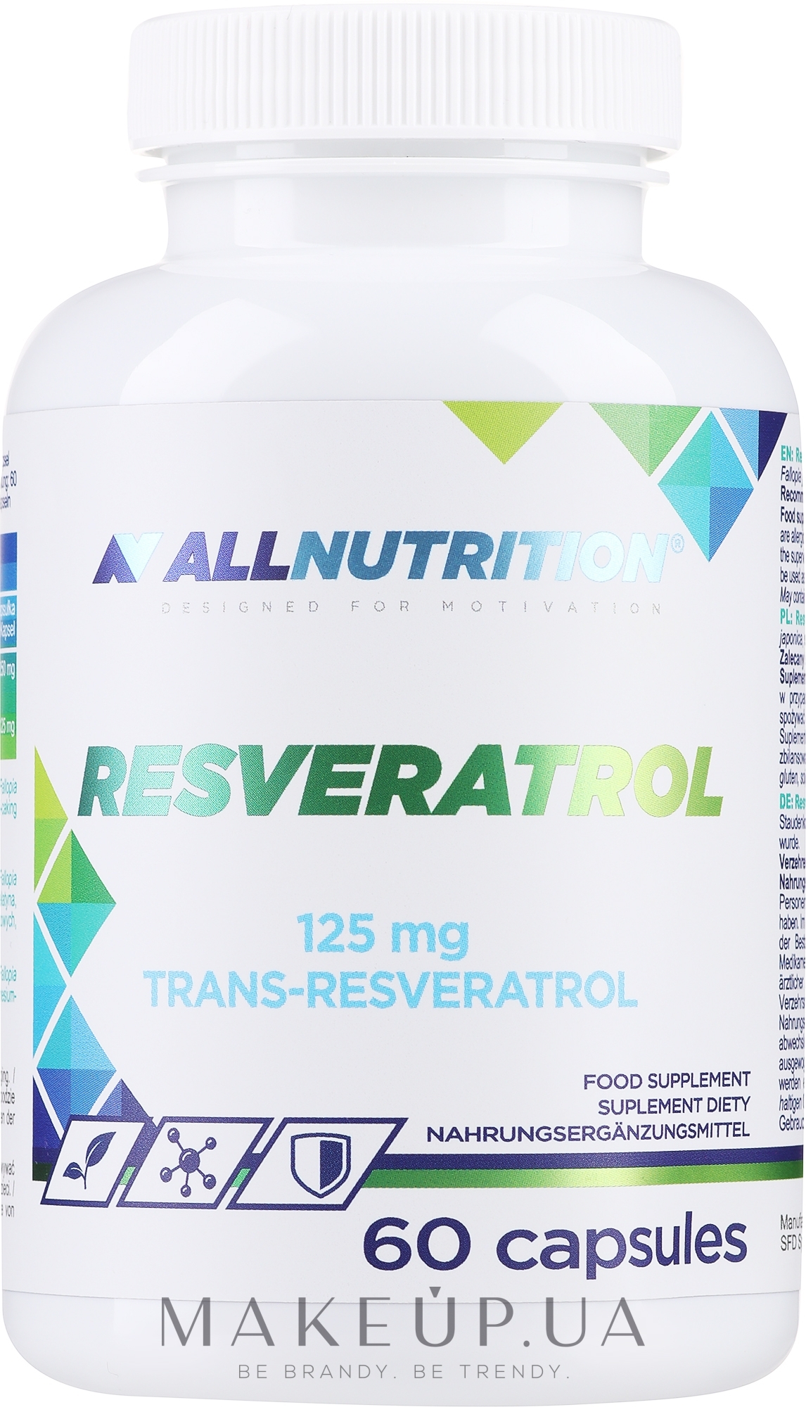 Пищевая добавка "Ресвератрол" - Allnutrition Adapto Resveratrol — фото 60шт