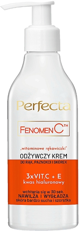 Крем для рук з вітамінами - Perfecta Fenomen C Smoothing Hand, Nail & Cuticle Vitamin Cream — фото N2