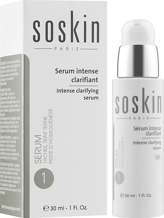 Осветляющая сыворотка для лица - Soskin Intense Clarifying Serum — фото N2