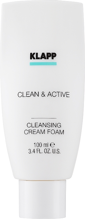 Базова очисна крем-пінка - Klapp Clean & Active Cleansing Cream Foam — фото N2