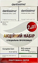 Парфумерія, косметика Набір зубних паст - Dentissimo 1+1 COMPLETE CARE+Bio Herbs, 75+75 ml