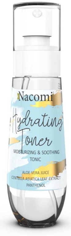 Увлажняющий тоник для лица - Nacomi Hydrating Moisturizing & Soothing Tonic — фото N1