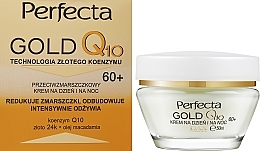 Парфумерія, косметика Крем проти зморшок на день і ніч 60+ - Perfecta Gold Q10