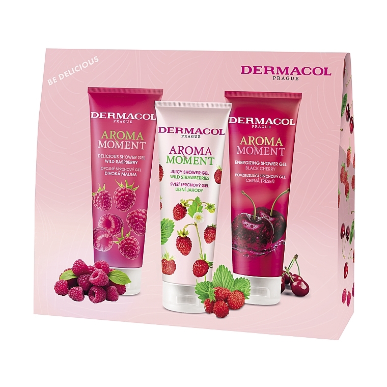 Набір - Dermacol Aroma Moment Be Delicious (sh/gel/250ml*3) — фото N1