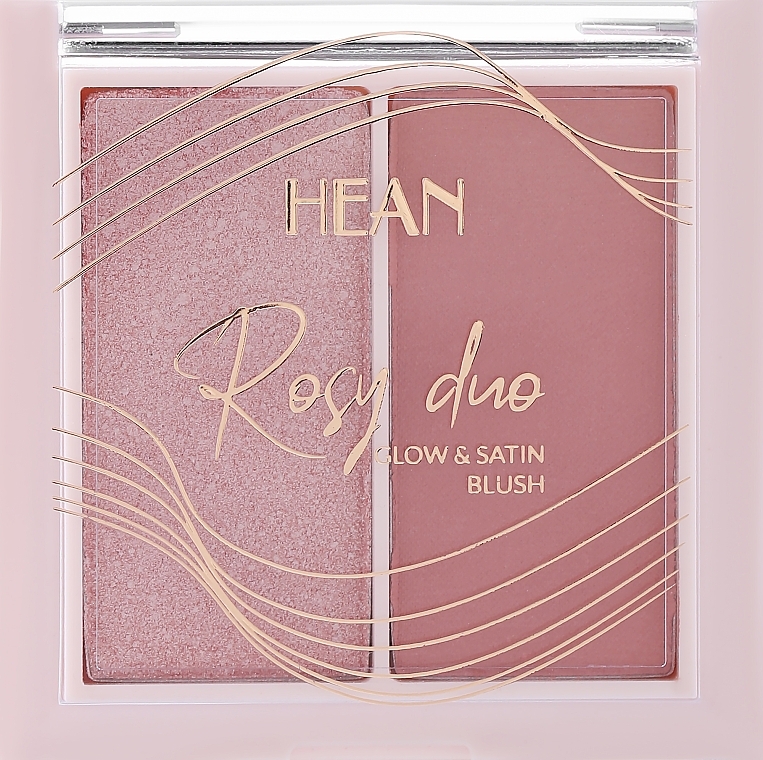 Румяна для лица - Hean Rosy Duo Glow & Satin Blush — фото N2