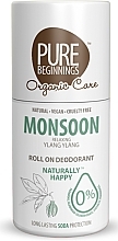 Духи, Парфюмерия, косметика Дезодорант "Monsoon" - Pure Beginnings Eco Roll On Deodorant