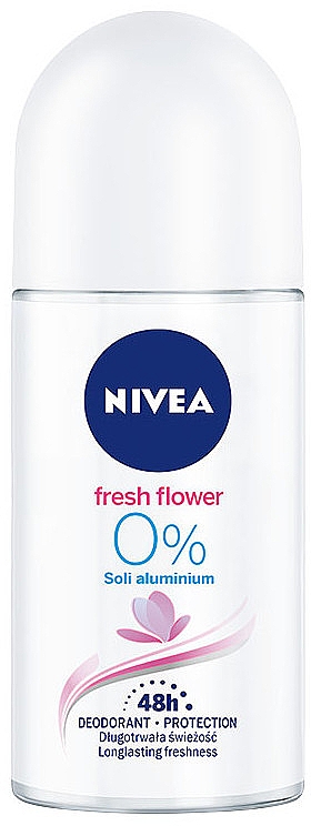 Дезодорант шариковый - NIVEA Fresh Flower Deodorant Roll-On — фото N1