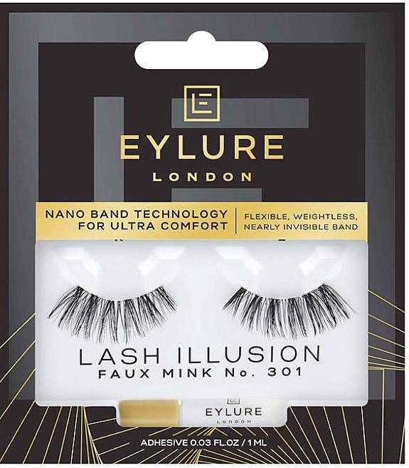 Накладные ресницы №301 - Eylure False Eyelashes Lash Illusion — фото N1