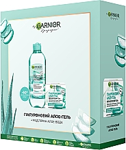 Духи, Парфюмерия, косметика Подарочный набор "Гиалуроновый Алоэ-уход" - Garnier Skin Naturals (water/400ml + cr/50ml)