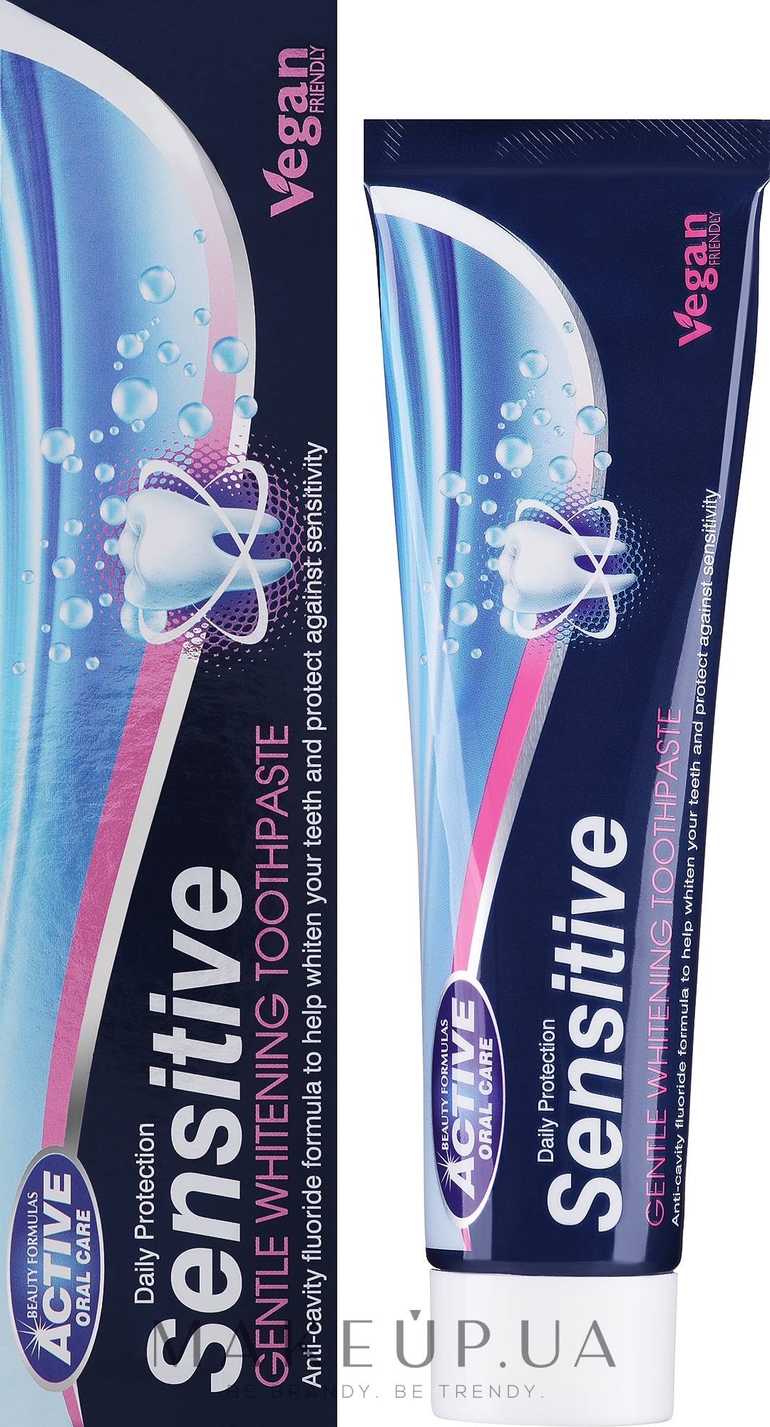 Отбеливающая зубная паста для чувствительных зубов - Beauty Formulas Whitening Toothpaste Sensitive — фото 100ml
