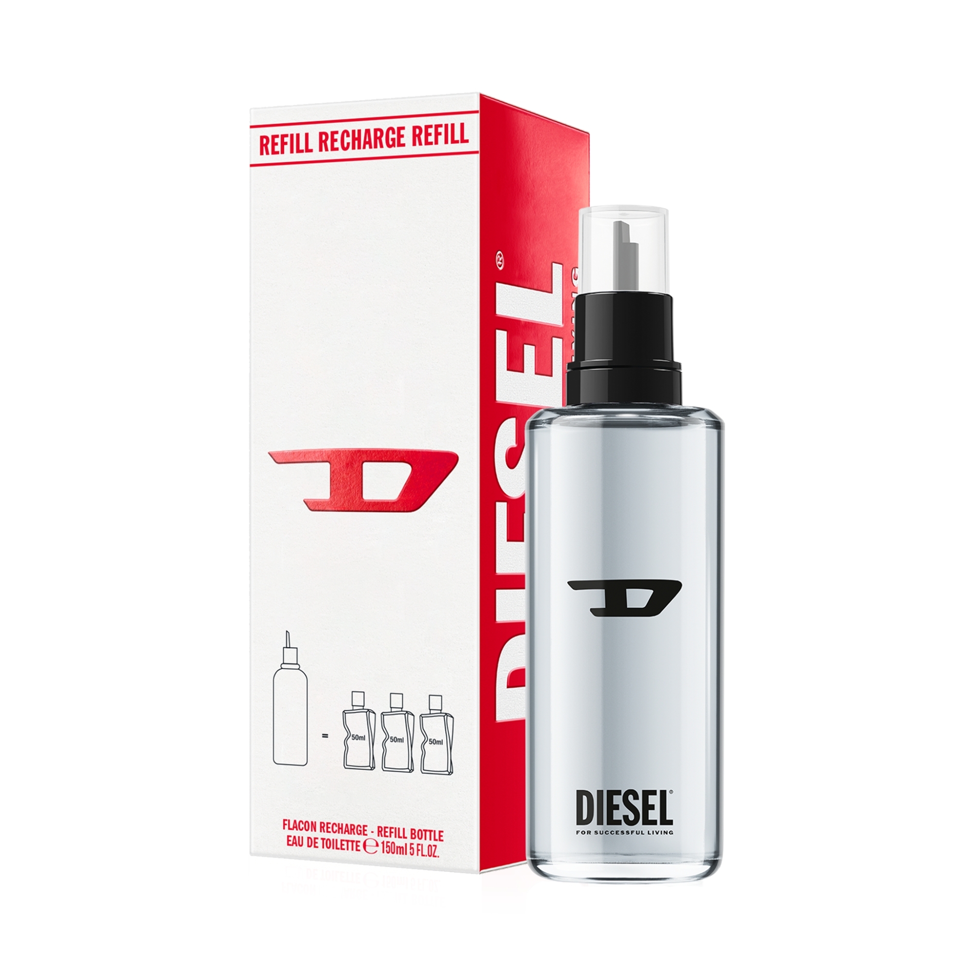 Diesel D By Diesel - Туалетна вода (refill) — фото 150ml