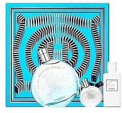 Духи, Парфюмерия, косметика Hermes Eau des Merveilles Bleue - Набор (edt/100ml + b/lot/40ml + edt/7.5ml)