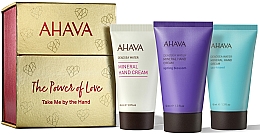 Парфумерія, косметика Набір - Ahava Take Me by the Hand (h/cr/40ml*3)