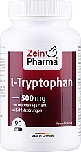 Харчова добавка "L-триптофан, 500 мг - Zein Pharma L-Tryptophan — фото N1