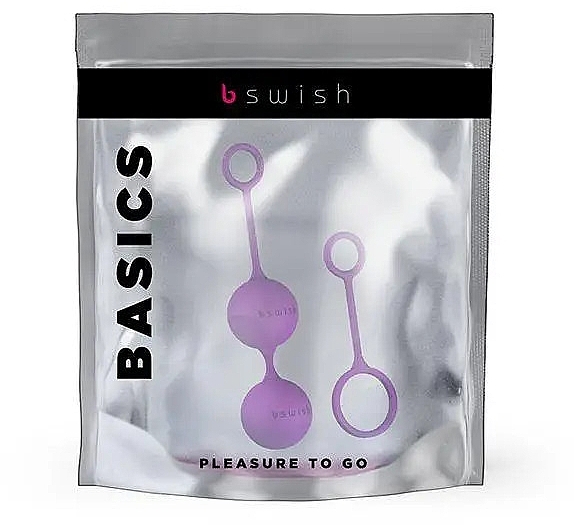Вагінальні кульки, фіолетові - B Swish Bfit Basic Kegal Balls Orchid — фото N2