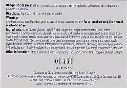 Интенсивный увлажняющий крем - Obagi Medical Hydrate Luxe Moisture-Rich Cream — фото N3