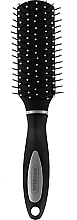 Духи, Парфюмерия, косметика Мини-щетка для волос прямоугольной формы 18 см, серая - Titania Softtouch